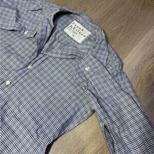 Frank & Eileen XS Shirt Barry Plaid Tailored Flannel Button-Up Top Blouse